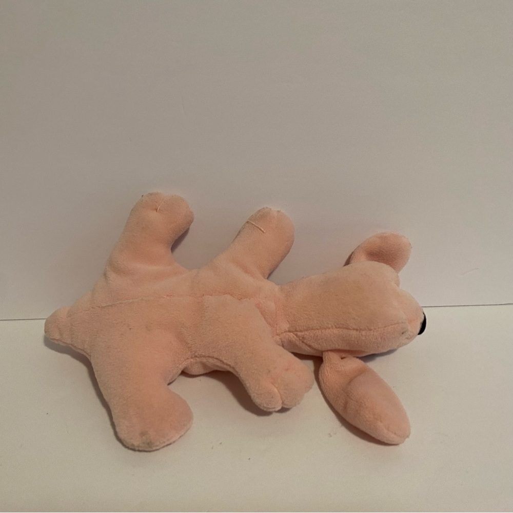 Pound Puppy Pastel Pink Vintage Puppies Mini 8” Stuffed Animal Toy 1980s - Picture 4 of 5